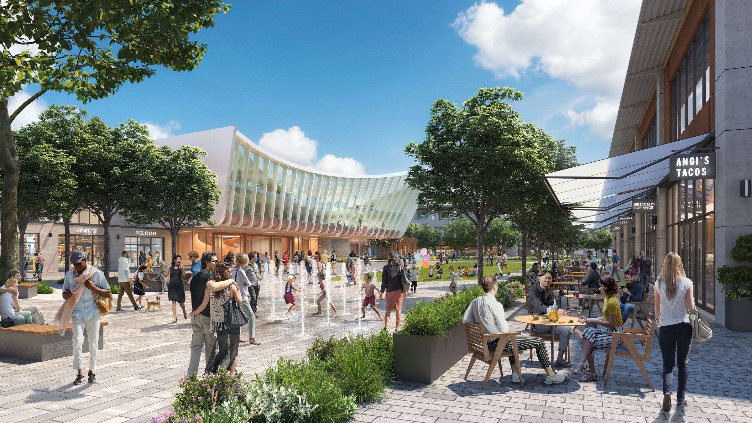 A proposed retail plaza at SU 560